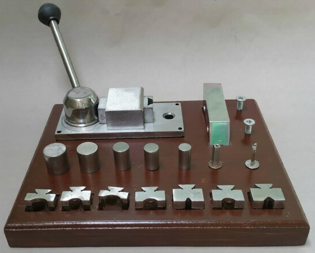 Professional Ring Bending and Curving Tool Machine for Jewellery Crafts and Spoon Bending with Wooden Stand | Jewellery Making Tools | Toolsmith Ltd UK