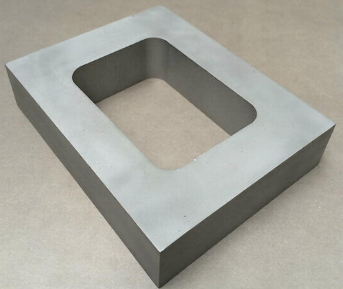 Aluminum Mould Frame, 20mm Thick, Single Cavity Vulcanizer for Rubber Casting, 4" x 4-7/8" Size | Jewellery Making Tools | Toolsmith Ltd UK