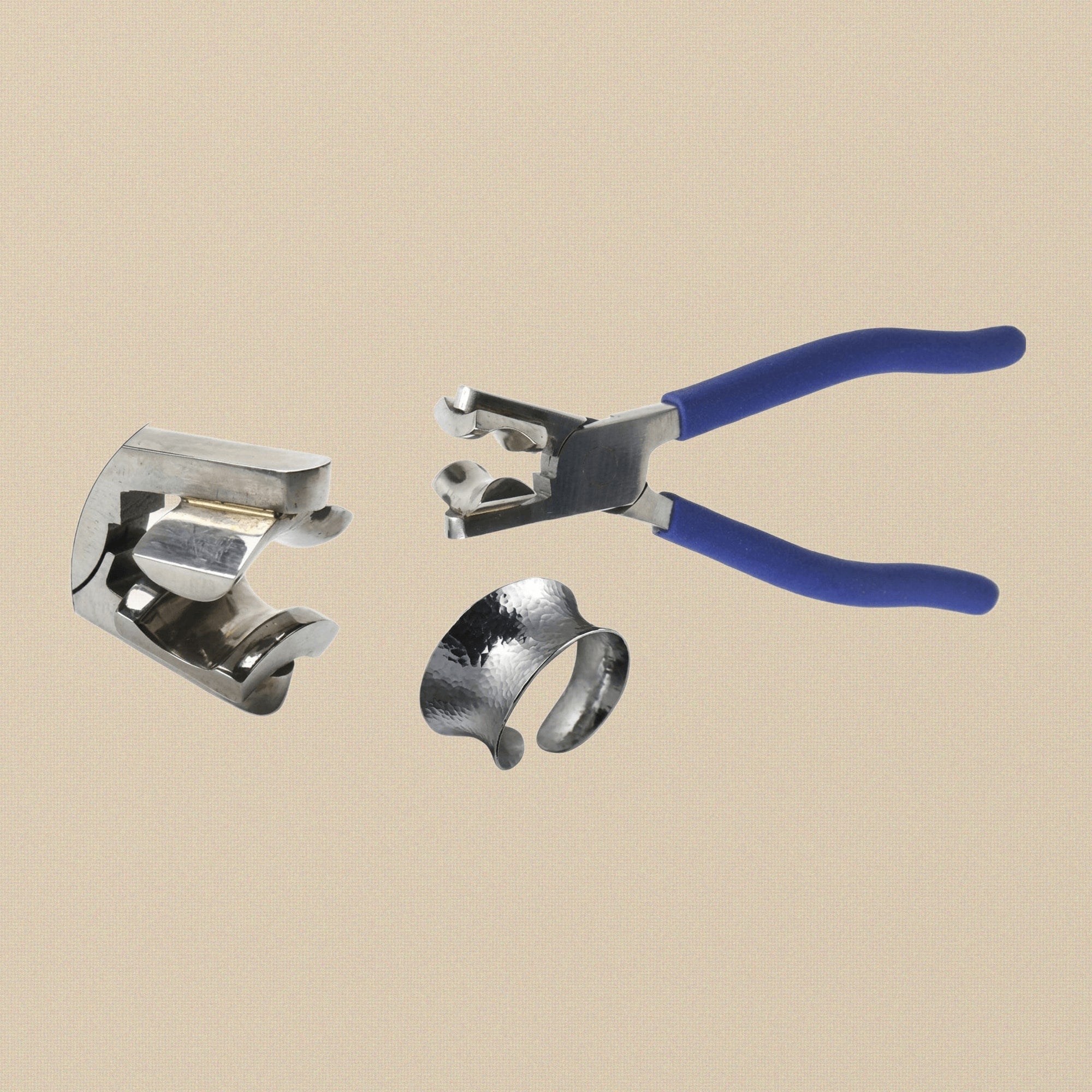 Anticlastic Pliers for Rings and Bangles, Professional Jewellery Making, Steel Construction, 14 cm | Jewellery Making Tools | Toolsmith Ltd UK