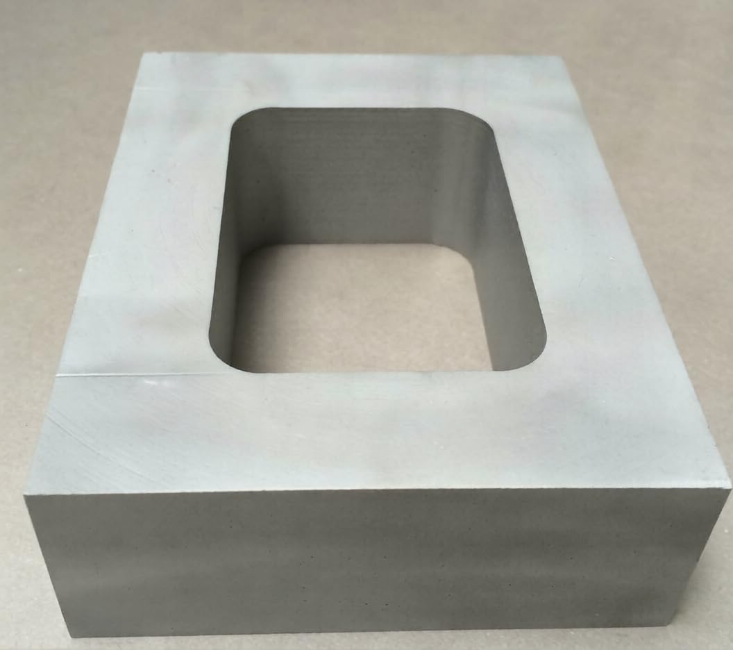Aluminum Mould Frame, 1-3/8"" Thick, Single Cavity Vulcanizer Rubber Casting, 3-3/8"" x 4-3/8"" Size | Jewellery Making Tools | Toolsmith Ltd UK