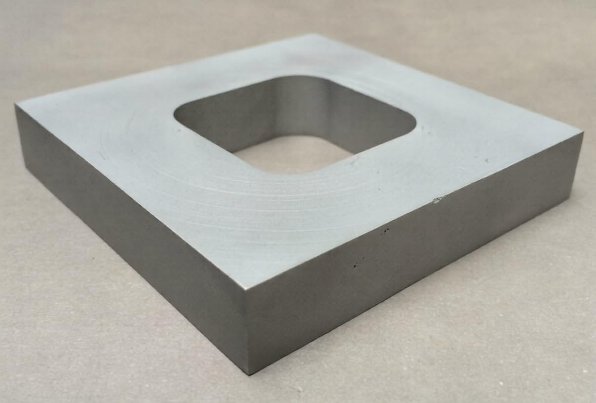 Aluminium Mould Frame, 15mm Thick, Single Cavity Vulcanizer Rubber Casting, 3-1/2" x 3-1/2" | Jewellery Making Tools | Toolsmith Ltd UK