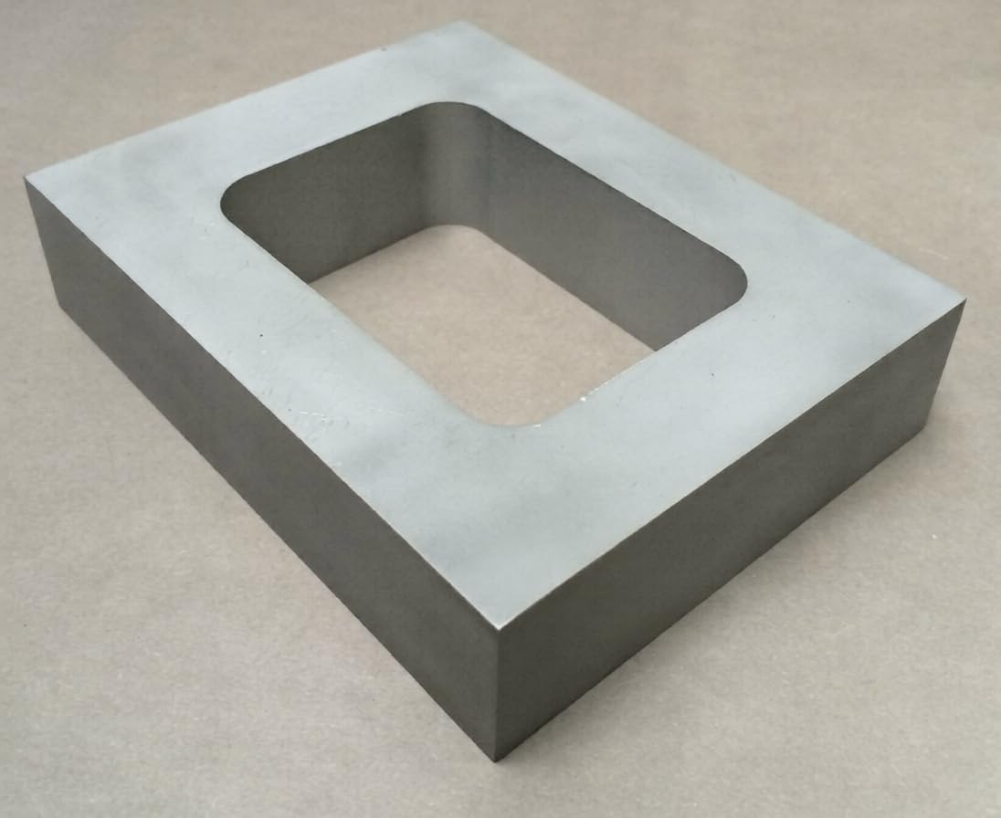 Aluminum Mould Frame Single Cavity, Rubber Vulcanizer for Jewellery Making, 1 Inch Thick, 3-3/8 x 4-3/8 Inch | Jewellery Making Tools | Toolsmith Ltd UK