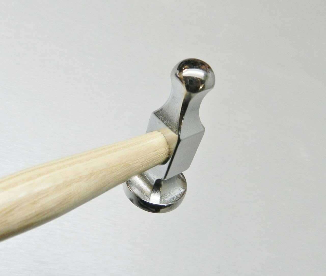 Chasing Hammer Jewellery Tool, 22mm Flat Face Metal Repousse, Silver Smith Metalworking Hammer with Wooden Handle | Jewellery Making Tools | Toolsmith Ltd UK