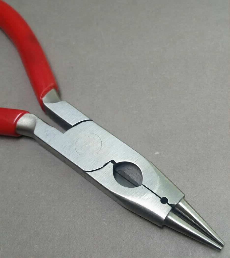 Multi-Task Pliers without Spring, 4-in-1 Round Flat Nose Cutters for Jewellery, Coil, Jump Ring, Wire Work | Jewellery Making Tools | Toolsmith Ltd UK