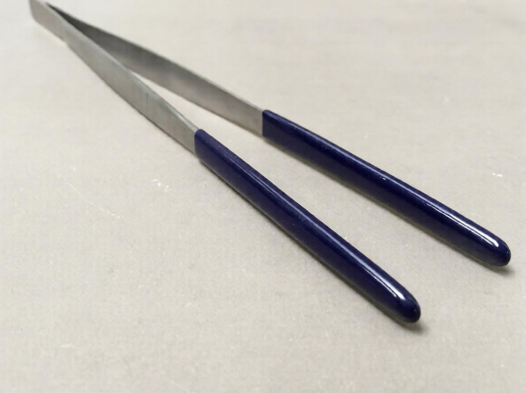 Professional 6" Heavy Duty Tweezers with PVC Plastic Coated Tips, Stainless Steel, for Steam Ultrasonic Cleaner | Jewellery Making Tools | Toolsmith Ltd UK