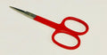 Red Straight Scissors, 3.5 Inch, Stainless Steel Blades, for Beading, Embroidery, Crafts, Manicure, Pedicure, Sewing | Beauty & Nail Tools | Toolsmith Ltd UK