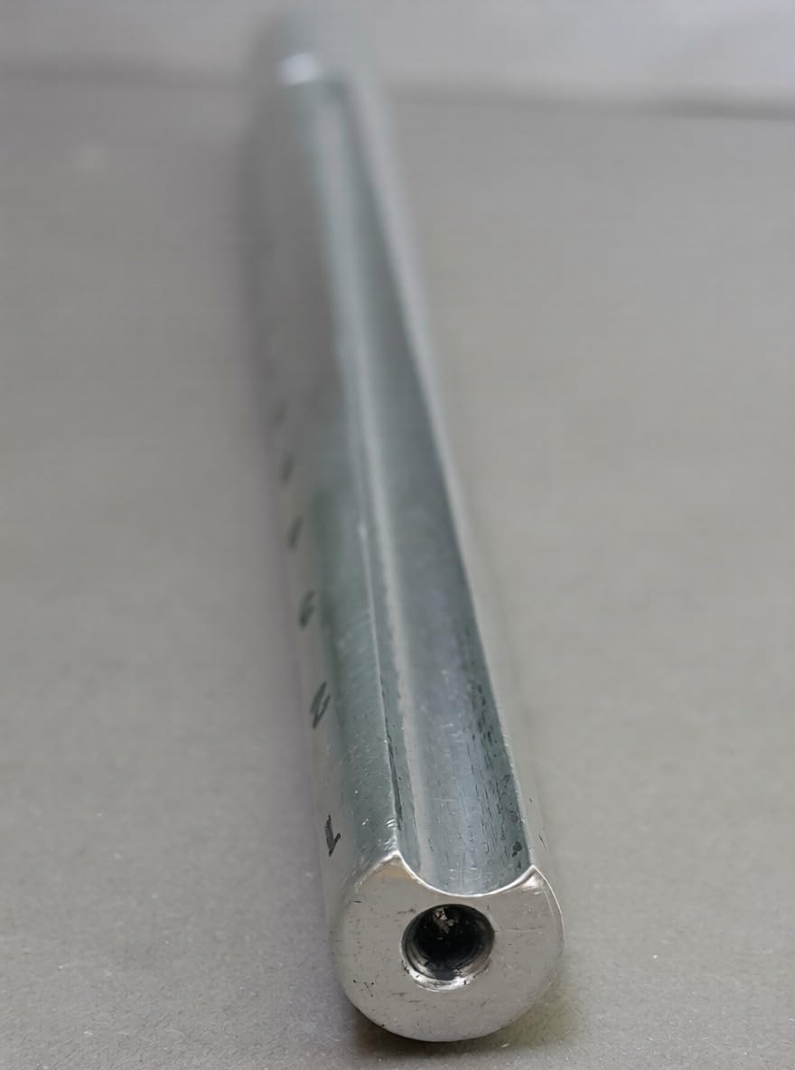 Aluminium Ring Mandrel 1-15, Grooved Surface, Jewellery Sizing and Shaping Tool, Silver | Jewellery Making Tools | Toolsmith Ltd UK