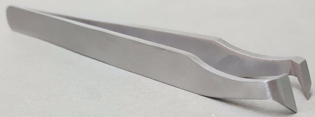 Precision Jewellery Tweezers with Double Honed Tips, 4.5 Inch, Stainless Steel, Nipper Style for Handling Tiniest Parts | Jewellery Making Tools | Toolsmith Ltd UK