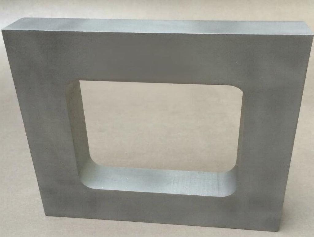Aluminum Mould Frame Single Cavity, Rubber Vulcanizer for Jewellery Making, 5/8 Inch Thick, 4 x 4-7/8 Inch | Jewellery Making Tools | Toolsmith Ltd UK