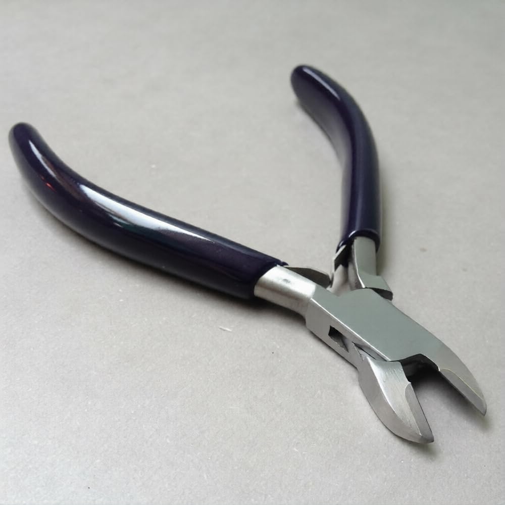 Jewellery Side Wire Cutters Pliers with Tungsten Carbide Tips, 115mm, Professional Cutting Tool Upto 12 Gauge/ 2.05mm | Jewellery Making Tools | Toolsmith Ltd UK
