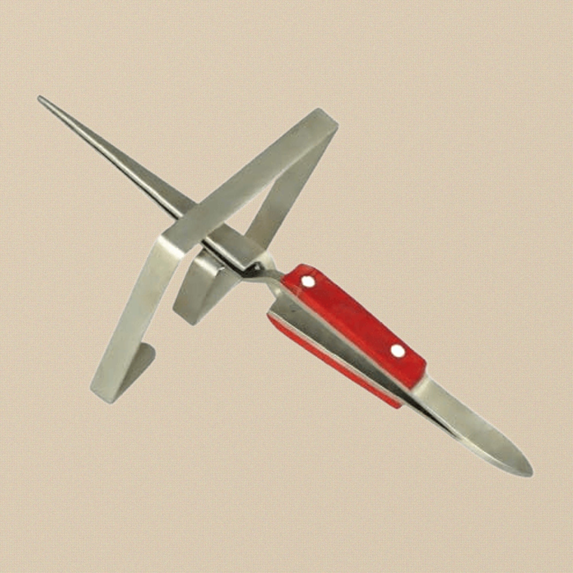 Fibre Grip Cross Lock Tweezers with Stand, Straight Tip, Hands Free Soldering Tool | Jewellery Making Tools | Toolsmith Ltd UK
