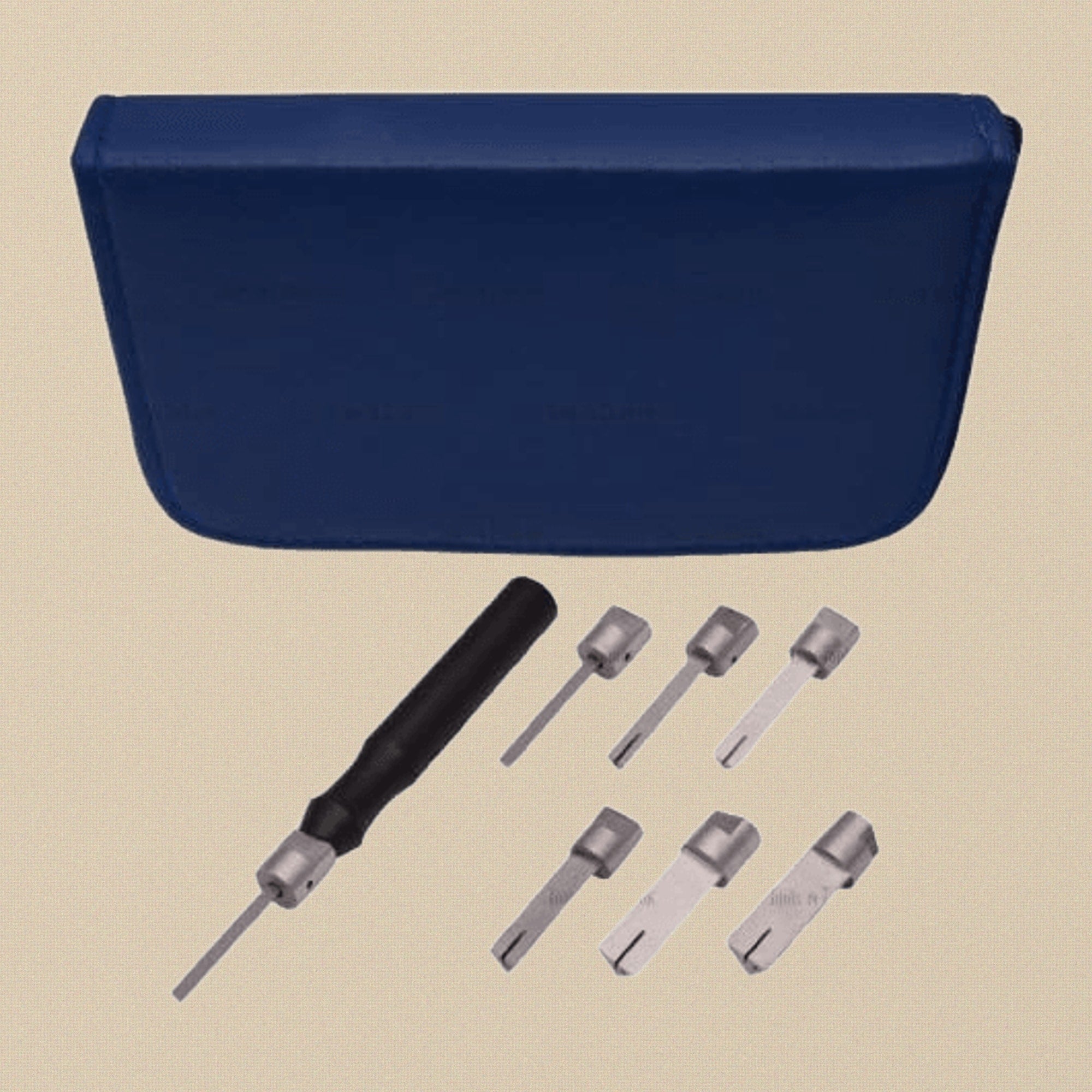 Mini Triangle Mandrel Set with Handle, 6 Sizes 4-14 mm, for Jewellery and Jump Ring Making, Wire Wrapping Looping etc | Jewellery Making Tools | Toolsmith Ltd UK
