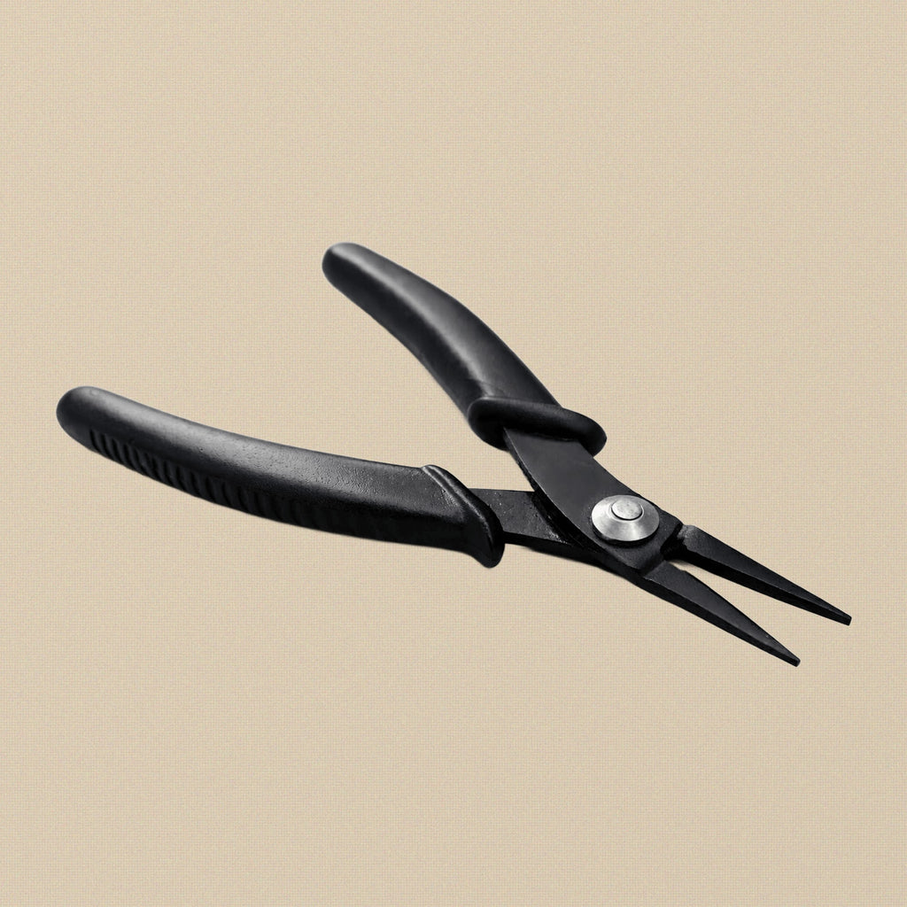 Economy Chain Nose Pliers, Black, 5 Inch, Slim Line, for Beading Jewelelry Hobby Crafts Wire Work | Jewellery Making Tools | Toolsmith Ltd UK
