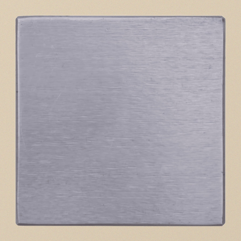 Solid Steel Doming Bench Block Anvil, Hardened Square, 2"X 2"X 3/4" (5.08cm x 5.08cm x 1.91cm) | Jewellery Making Tools | Toolsmith Ltd UK