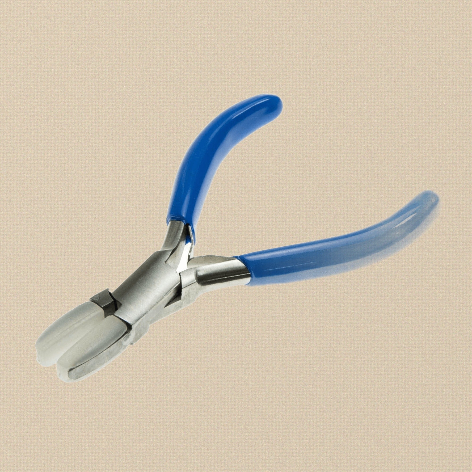 Mini 3 Inch Flat Nose Pliers with Double Nylon Jaws, Stainless Steel, Jewellery Bead Wire Work Hobby Crafts Tool, Includes Extra Pair of Jaws | Jewellery Making Tools | Toolsmith Ltd UK