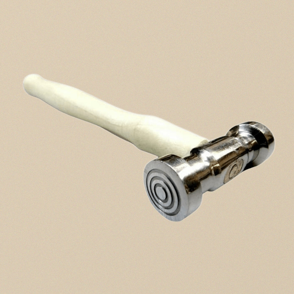 Metalworking Hammer with Bullseye Pattern, Round Texturing Head, Jewellery Making Tool | Jewellery Making Tools | Toolsmith Ltd UK