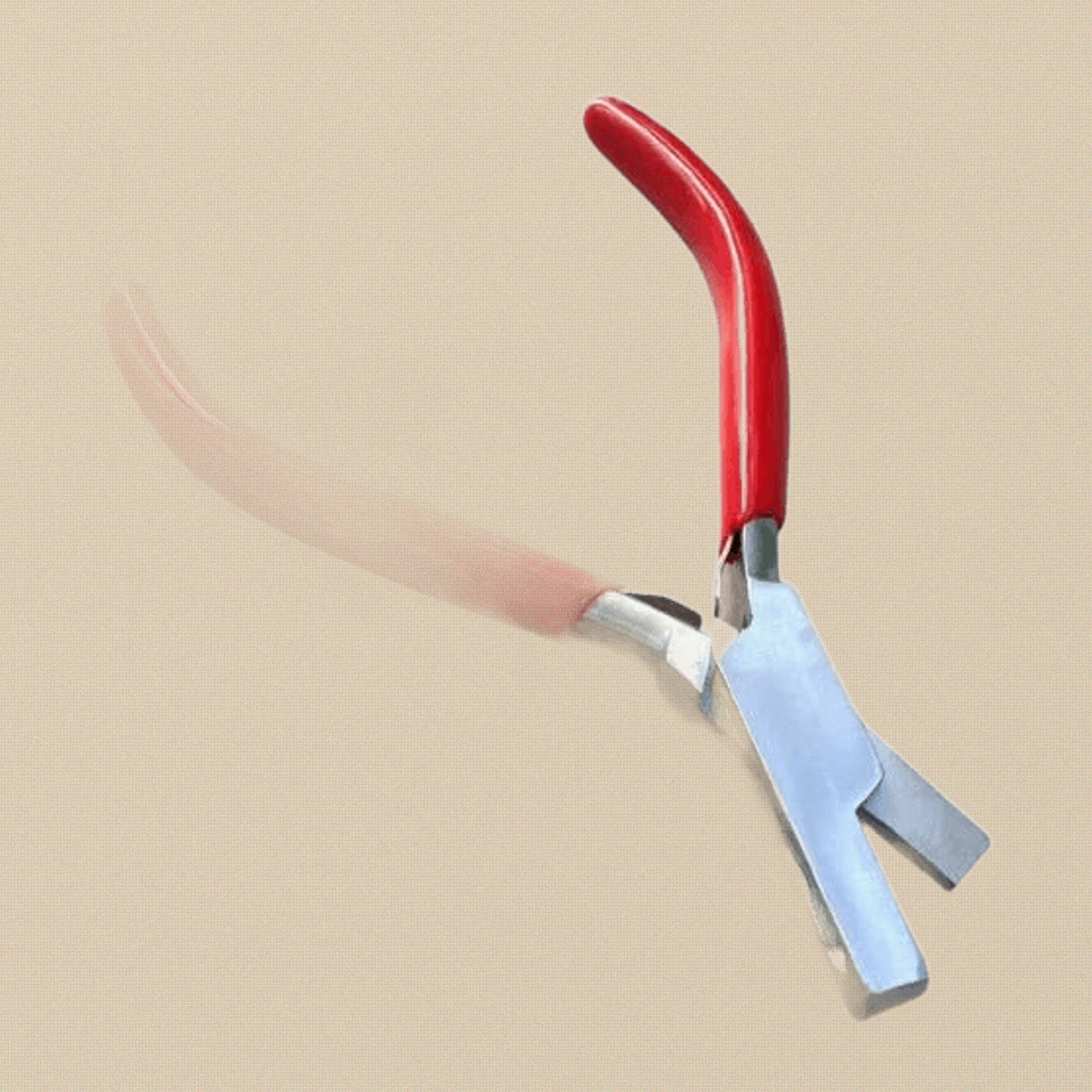 3 MM Leather Strap Notching Pliers, Stainless Steel Construction, 3 mm Notch Size, PVC Handles, for Leathercraft and Watch Strap Making | Jewellery Making Tools | Toolsmith Ltd UK
