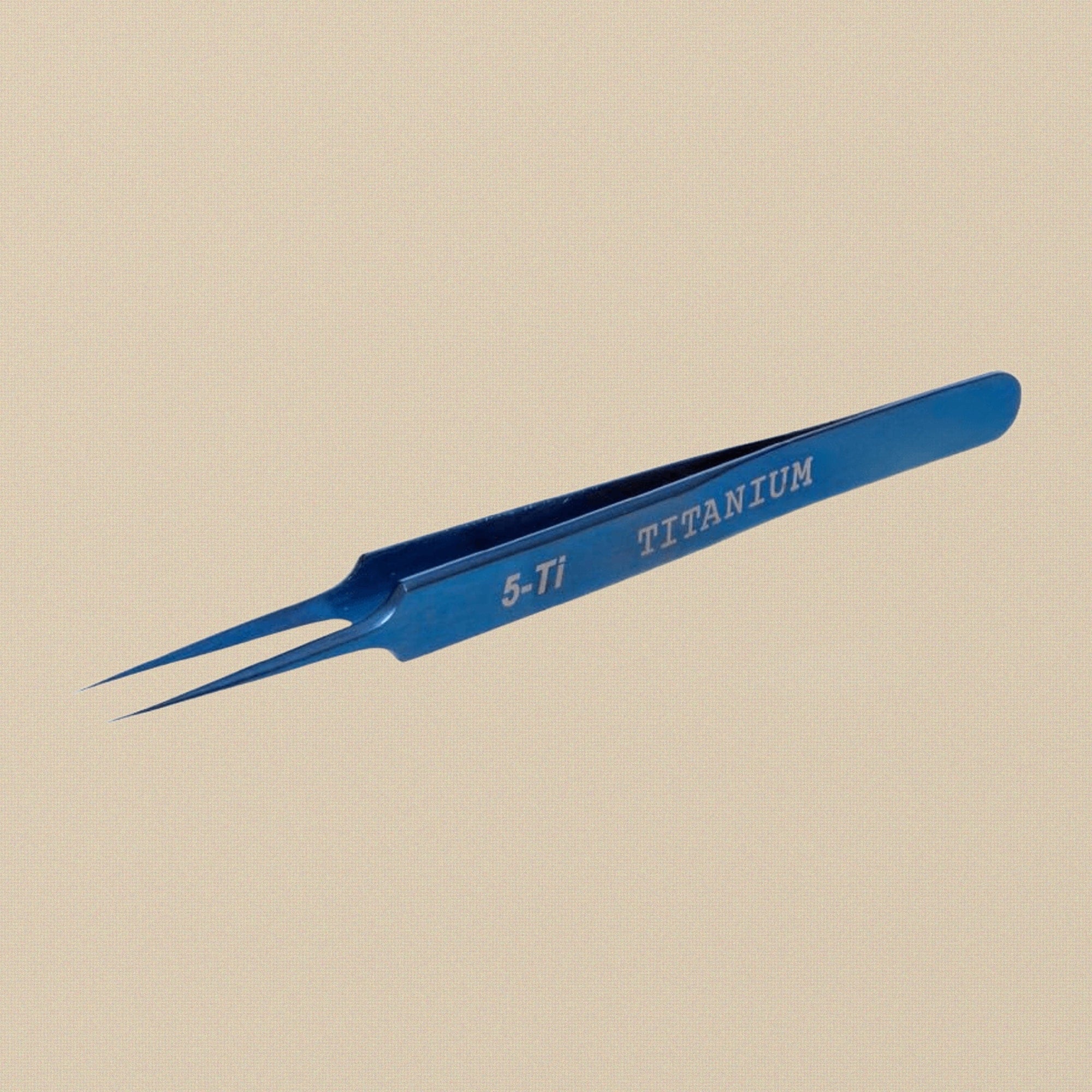 5-Ti, Titanium Professional Tweezers, 120 mm, Anti-Magnetic, Watch and Jewellery Repair Tool | Jewellery Making Tools | Toolsmith Ltd UK