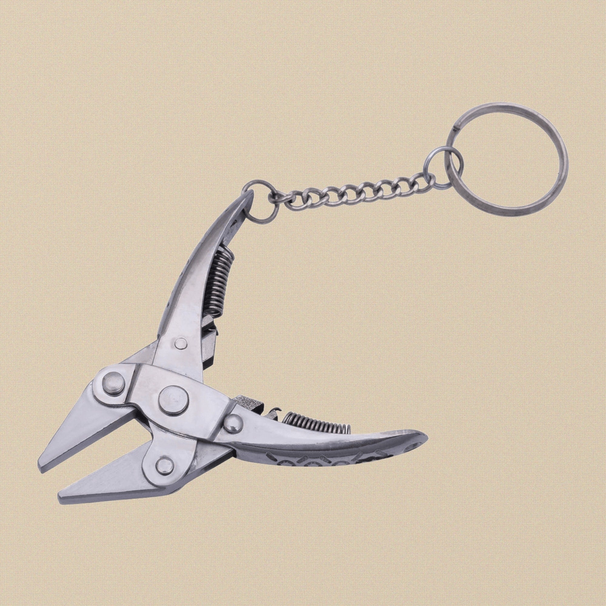 Mini Parallel Action Flat Nose Pliers Keychain, 7.6 cm/ 3", Workable Jewellery Tool | Jewellery Making Tools | Toolsmith Ltd UK