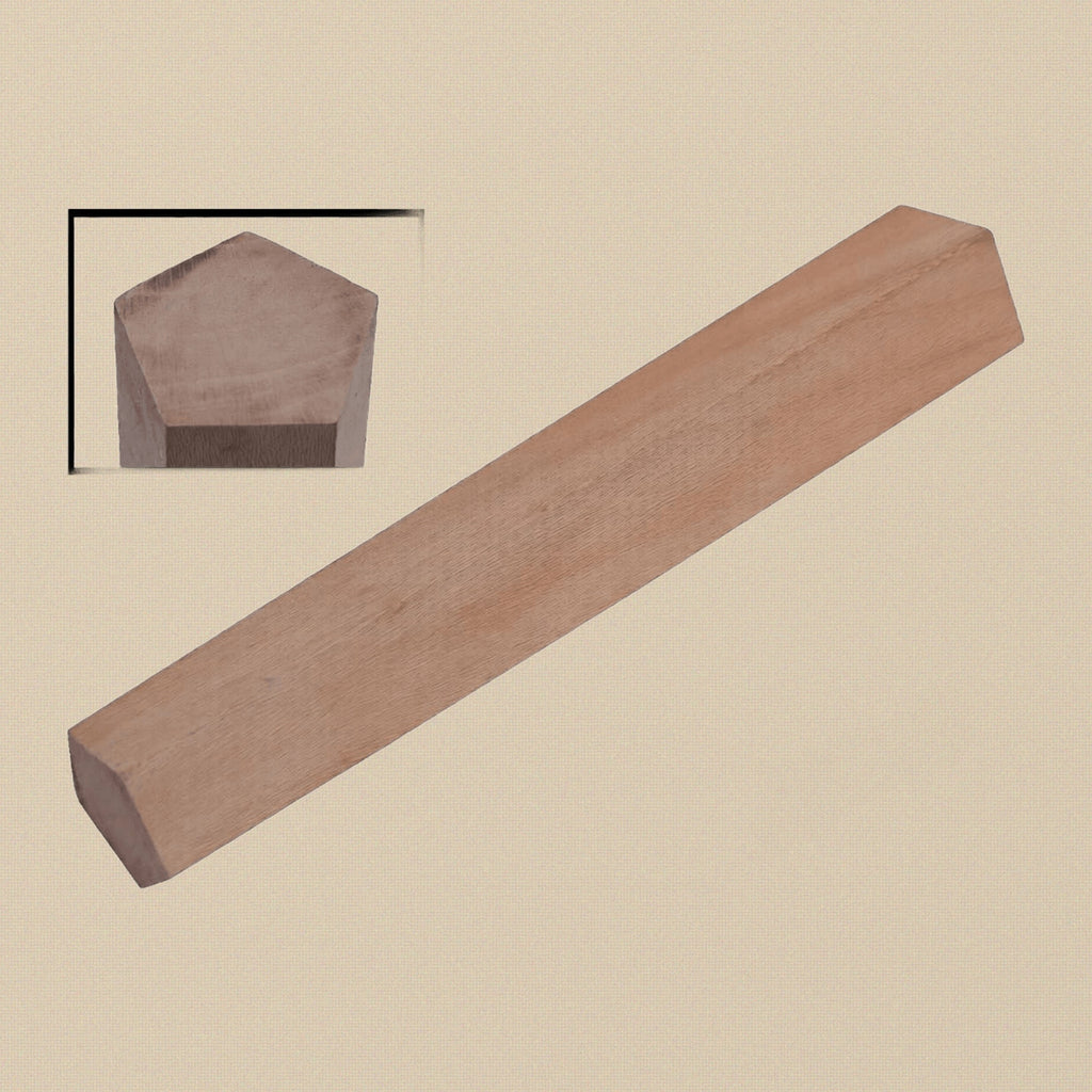 Pentagonal Wood Bracelet Mandrel, Bangle Jewellery Hammering Forming Shaping Tool, 14 Inch | Jewellery Making Tools | Toolsmith Ltd UK