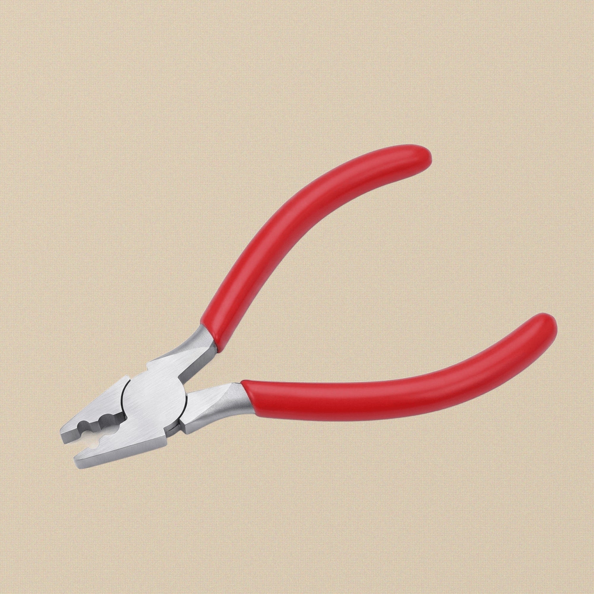 Fold Over Leather & Suedu Crimping Pliers, Smooth Round Finish, 9 mm Jaws | Jewellery Making Tools | Toolsmith Ltd UK