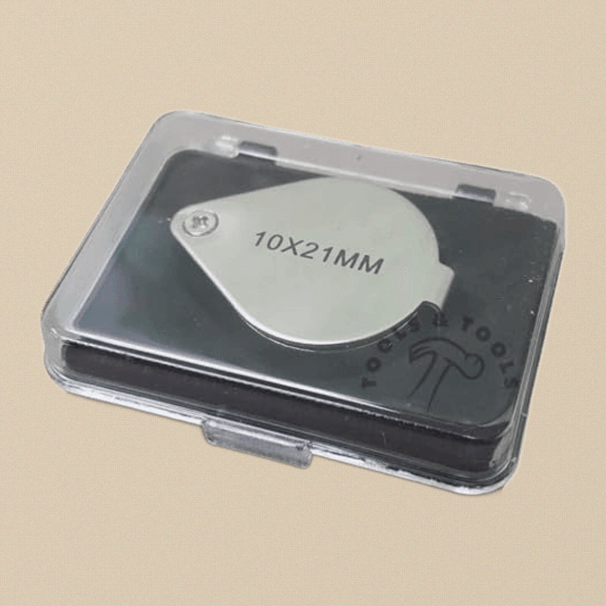 Jeweller's Magnifying Glass Loupe, 10x21mm, Portable Watch Repair Tool with Case | Watch & Clock Tools | Toolsmith Ltd UK