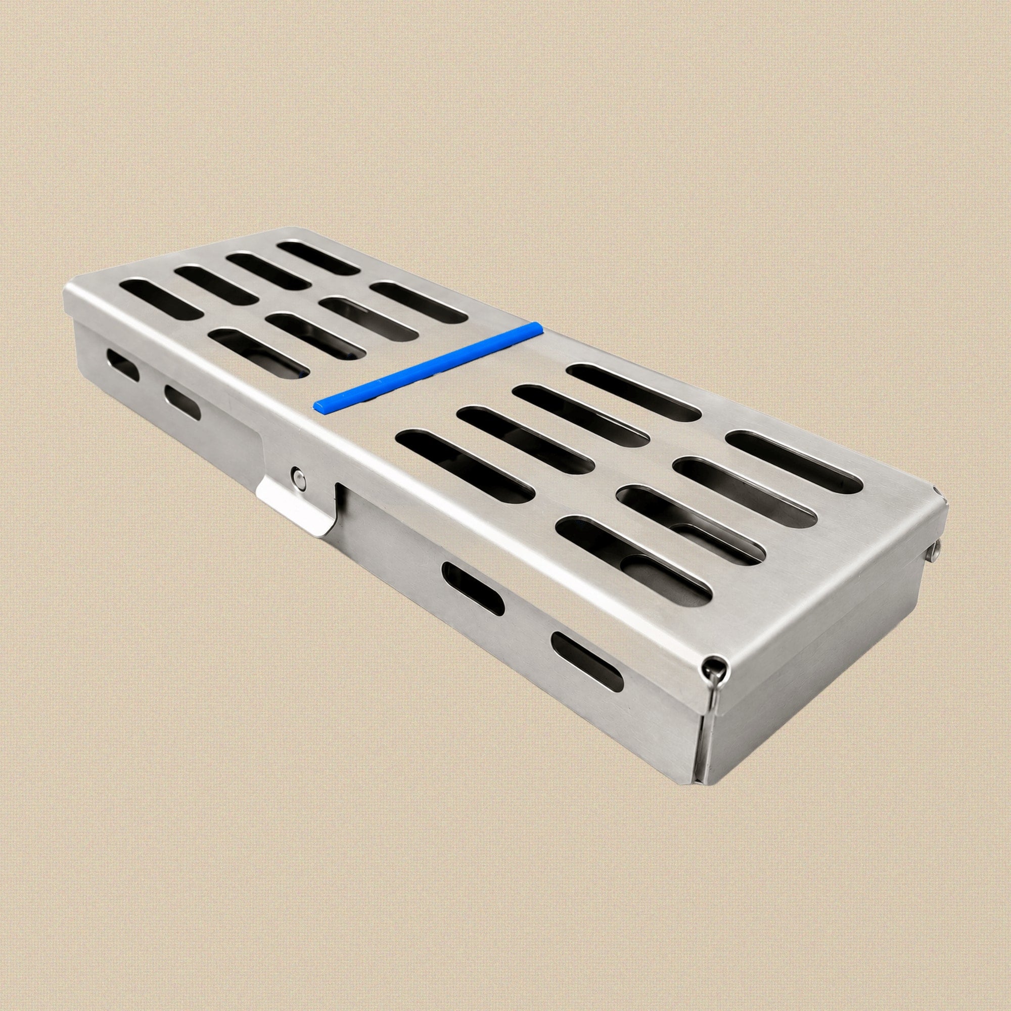 Stainless Steel Sterilisation Cassette for 5 Dental Instruments, 180mm | Dental Instruments | Toolsmith Ltd UK