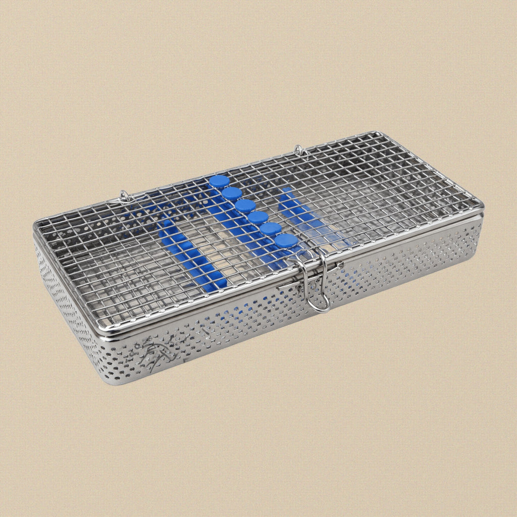 Autoclavable Sterilisation Cassette for 5 Dental Instruments, 195mm | Dental Instruments | Toolsmith Ltd UK