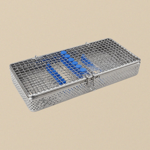 Autoclavable Sterilisation Cassette for 5 Dental Instruments, 195mm | Dental Instruments | Toolsmith Ltd UK