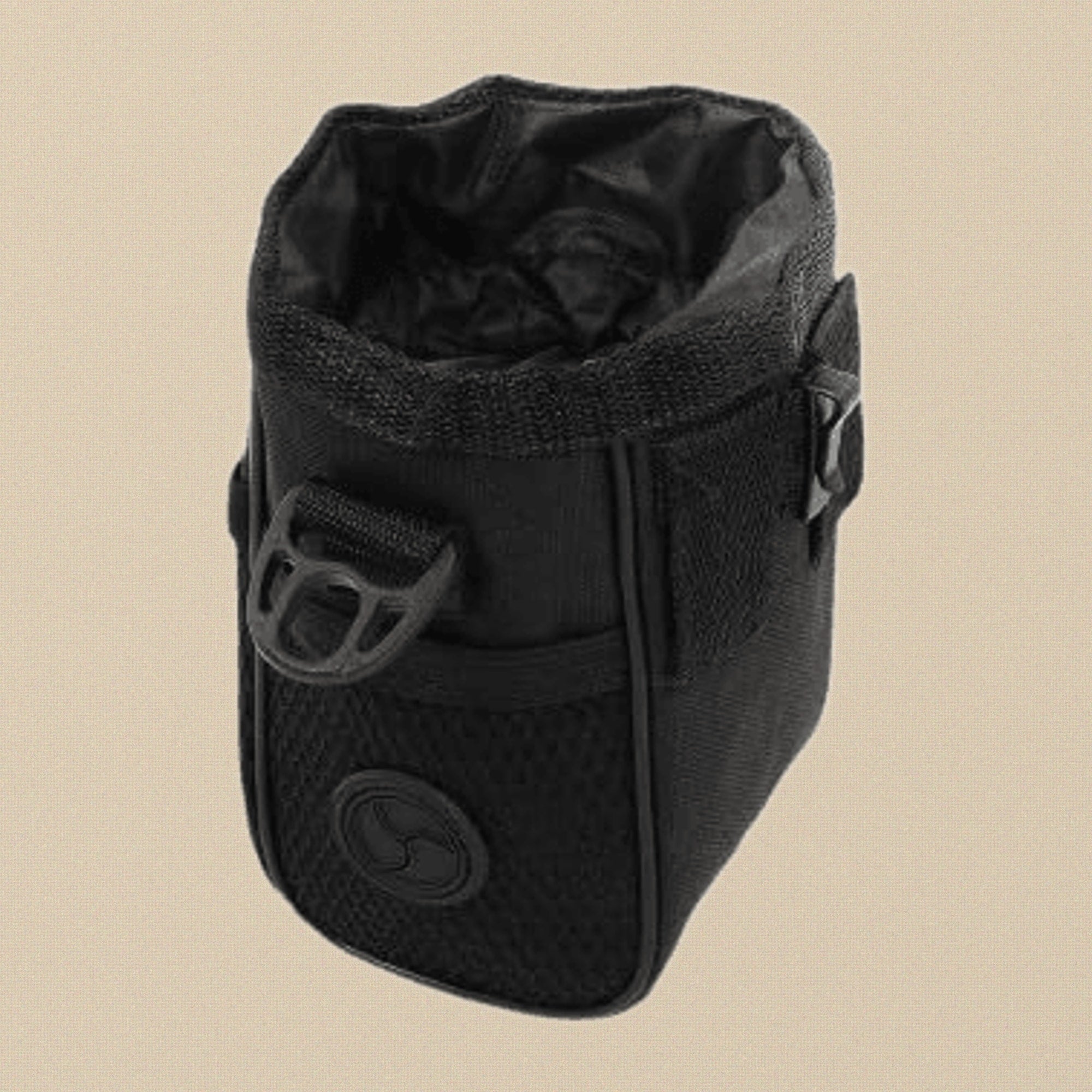 Black Pets Training Treat Pouch, 6" x 3" Dog Cat Premium Treat Bag with Detachable Shoulder Strap, Waist Clip Dispenser for Puppy Obedience Training | Pet Grooming Tools | Toolsmith Ltd UK