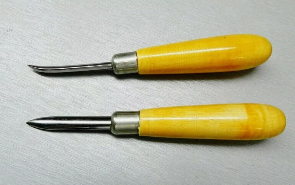 Professional Jewellery Burnishing Tool Set, Straight and Curved Blade Burnishers, Bezel Setting Chisels | Jewellery Making Tools | Toolsmith Ltd UK