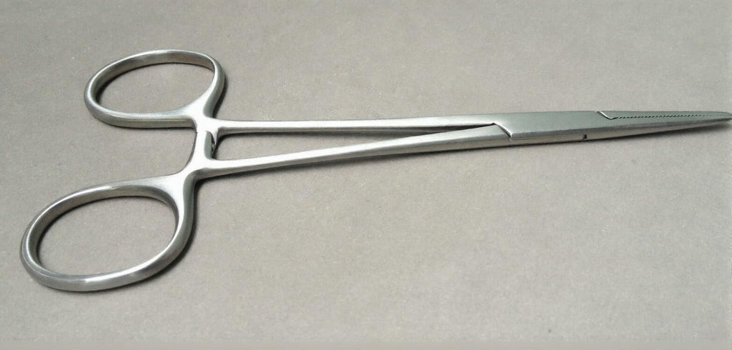 Mosquito Hemostat Forceps, Stainless Steel Dog Cat Pet Scissors Ear Hair Clamp Fishing Scissors Tool, 12.5cm, Straight | Surgical Instruments | Toolsmith Ltd UK