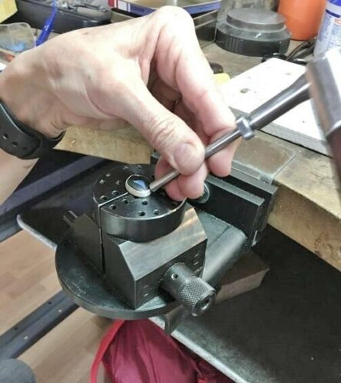 Sliding Hammer with Interchangeable Heads for Forming, Punching, Riveting, Stone Setting, Professional Jewellery Making Tool Set | Jewellery Making Tools | Toolsmith Ltd UK