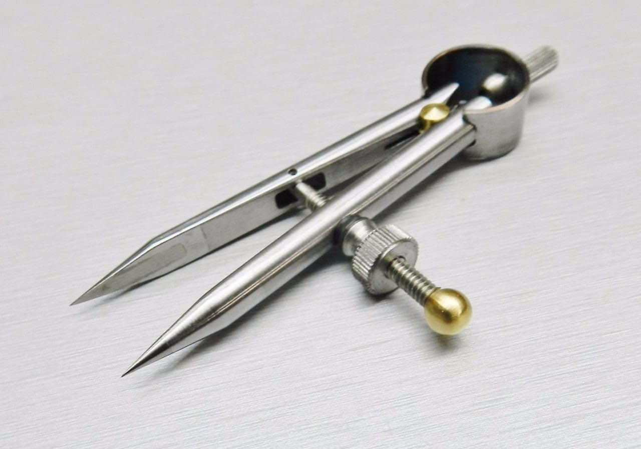 Premium Divider Caliper with Tungsten Carbide Tips, 3 Inch Round Leg, Precision Layout and Design Tool | Jewellery Making Tools | Toolsmith Ltd UK