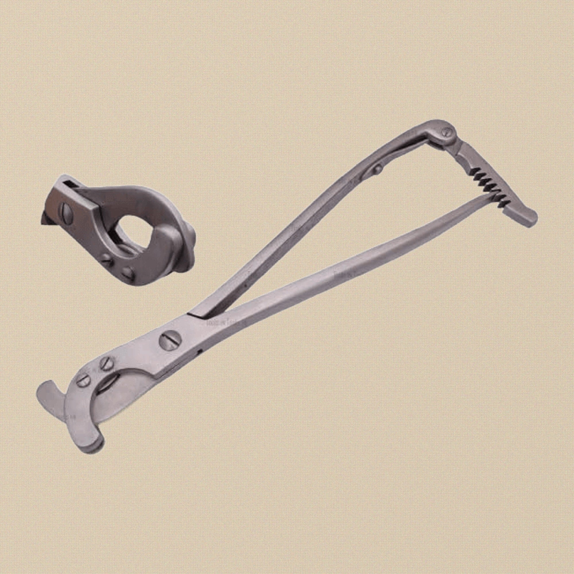 Professional Heavy Duty Locking Serra Emasculator, 14.5-Inch Stainless Steel TripleCrush Castration Tool, Veterinary Livestock Equipment | Veterinary Instruments | Toolsmith Ltd UK