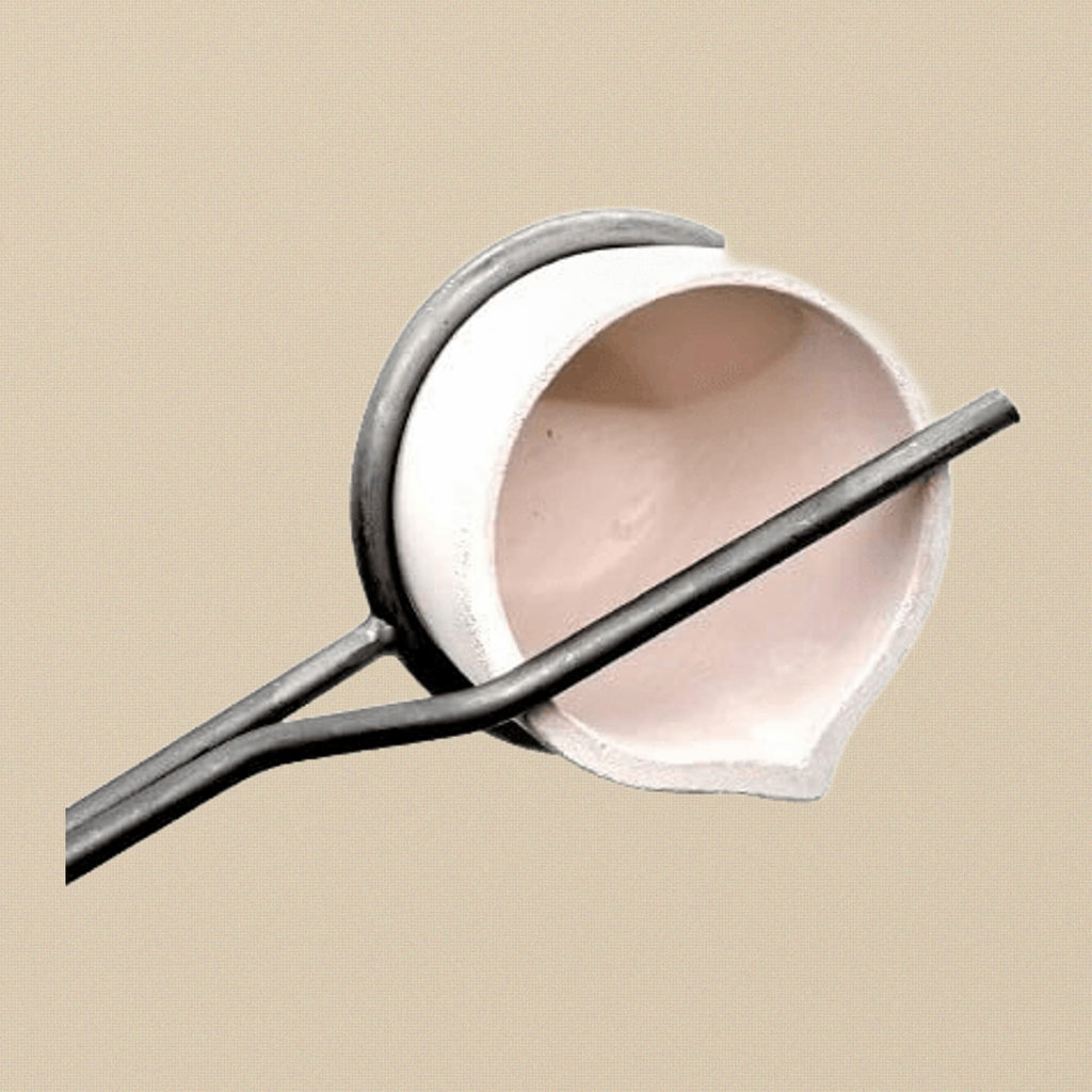 Exclusive Metal Crucible Tongs (ONLY) with PVC Handles, Casting and Melting Tool Holder | Jewellery Making Tools | Toolsmith Ltd UK