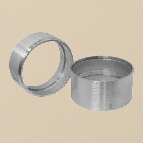 100mm x 100mm Aluminium Sand Casting Mould Rings, 2-Part Set, for Delft Clay and Peterobond | Jewellery Making Tools | Toolsmith Ltd UK