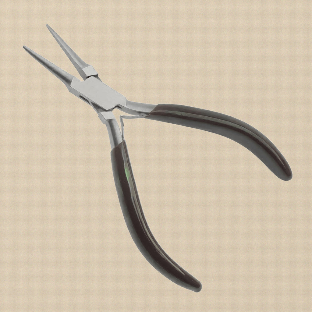 Ergonomic Comfort Long Chain Needle Nose Pliers, 5.5 Inch, Stainless Steel with PVC Grips for Jewellery Crafts Making and Hobby | Jewellery Making Tools | Toolsmith Ltd UK