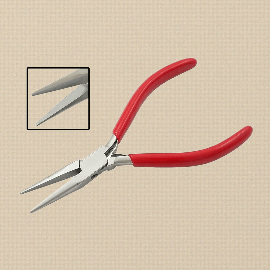 Long Chain Snipe Conical Nose Pliers 5.5 Inch for Orthodontic, Jewellery, Watchmaking and Hobby Use, 1.5 Inch Jaws, Stainless Steel | Jewellery Making Tools | Toolsmith Ltd UK