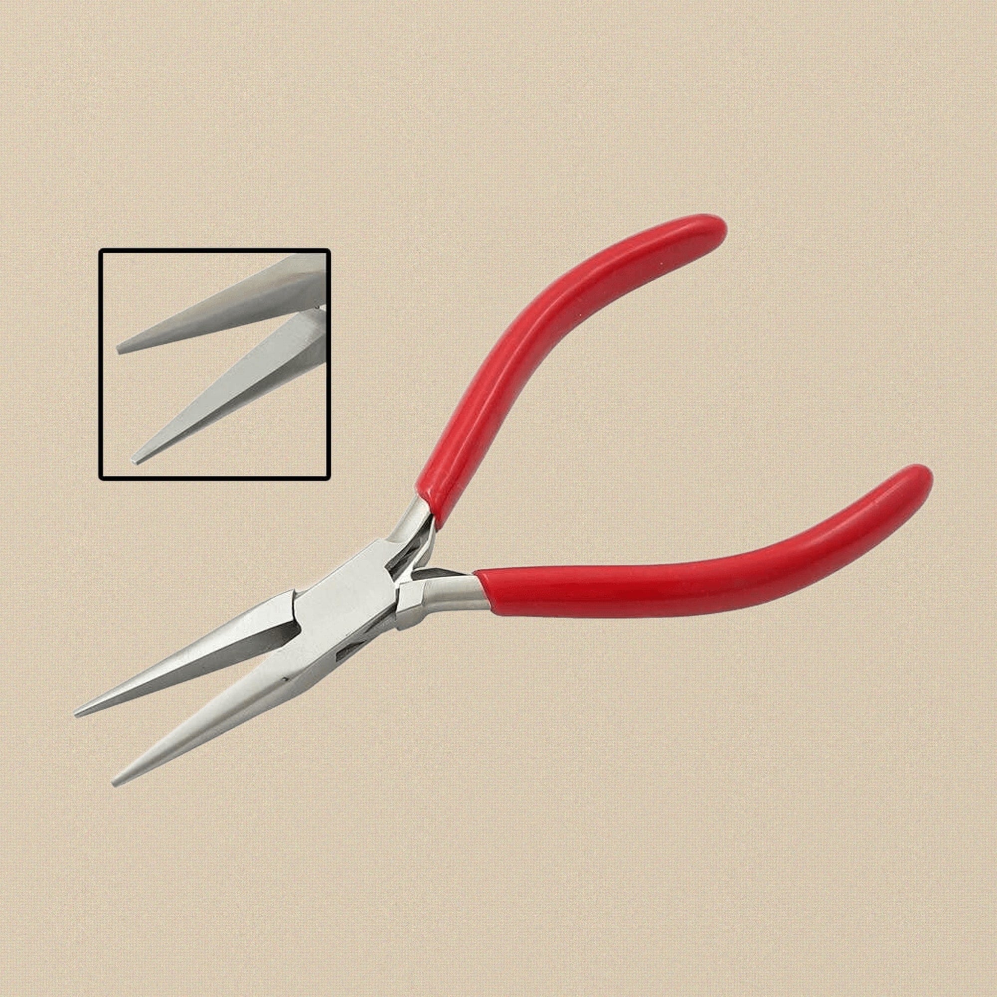 Long Chain Snipe Conical Nose Pliers 5.5 Inch for Orthodontic, Jewellery, Watchmaking and Hobby Use, 1.5 Inch Jaws, Stainless Steel | Jewellery Making Tools | Toolsmith Ltd UK