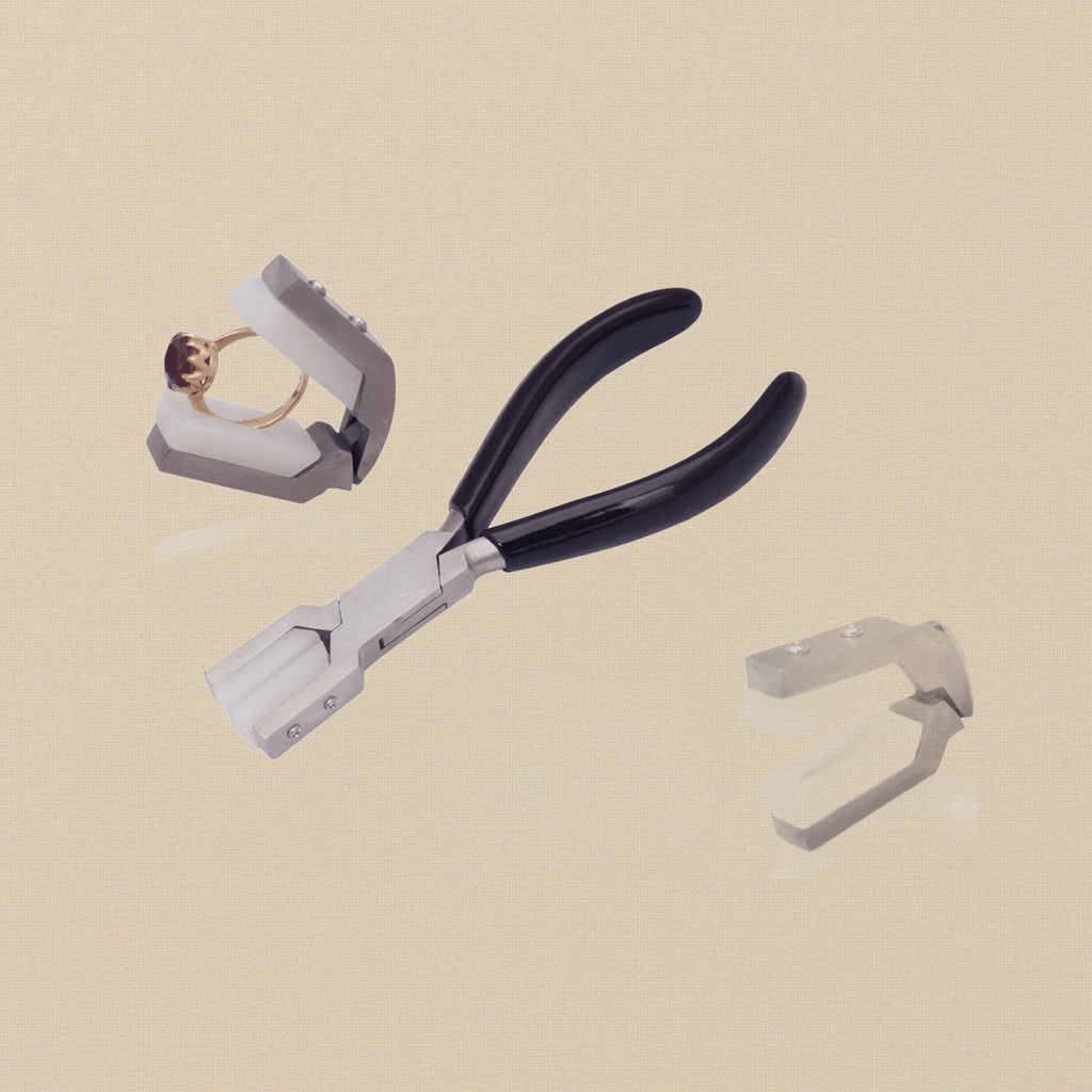 Ring Holding Pliers with Parallel Nylon Jaws, 14.3 cm, Jewellery Making and Crafts Tool | Jewellery Making Tools | Toolsmith Ltd UK