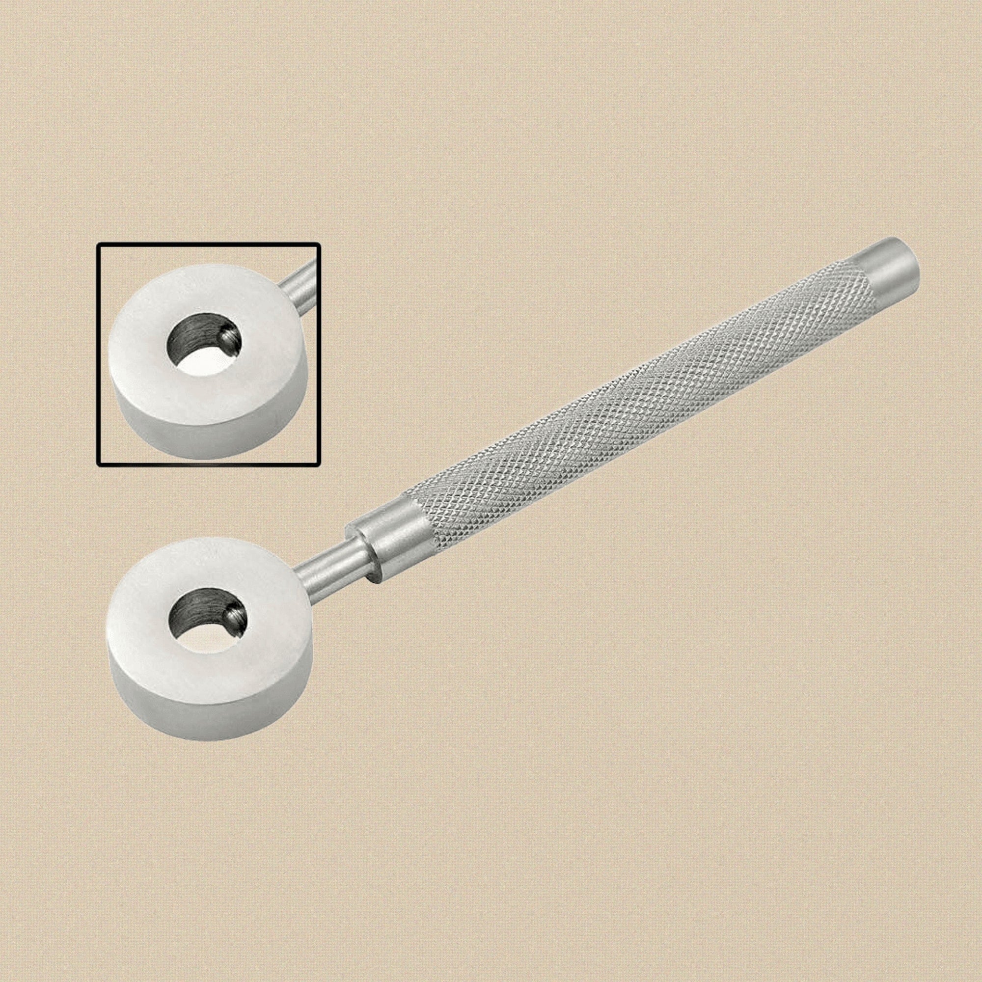 Thumb Safety Punch Stamp Holder Tool, Stainless Steel, Finger Protection, Unique Design | Jewellery Making Tools | Toolsmith Ltd UK