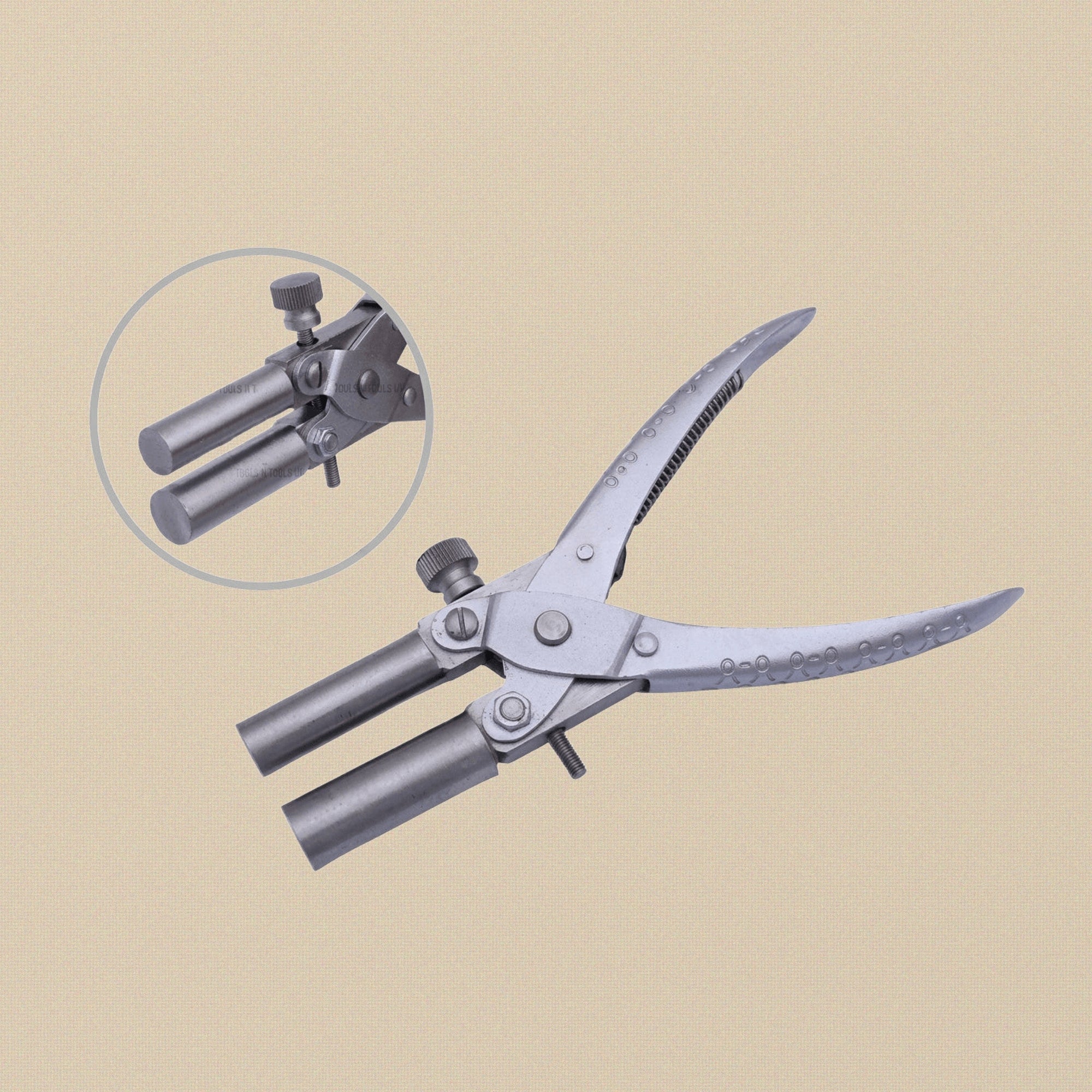 12 MM & 14 MM Parallel Action Round Bail Making Pliers, Adjustable Jaws Stop with Side Screw, Professional Jewellery & Crafts Making Tool | Jewellery Making Tools | Toolsmith Ltd UK