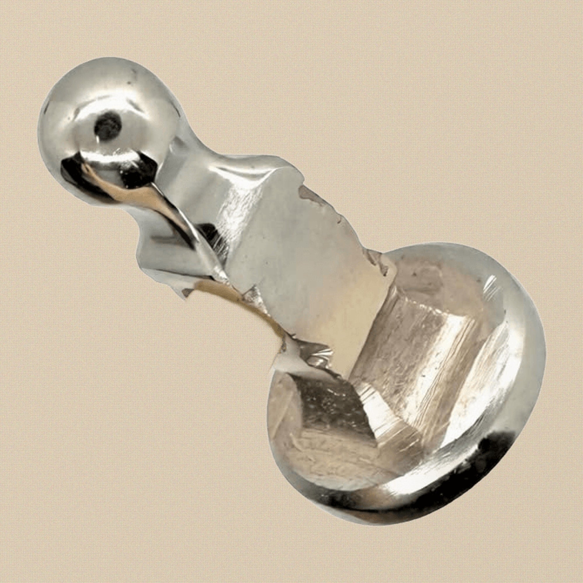 Dome Chasing Hammer for Jewellery Making, 38mm Bowed Face, 1-1/2" Diameter, Premium Steel Head with Wooden Handle | Jewellery Making Tools | Toolsmith Ltd UK