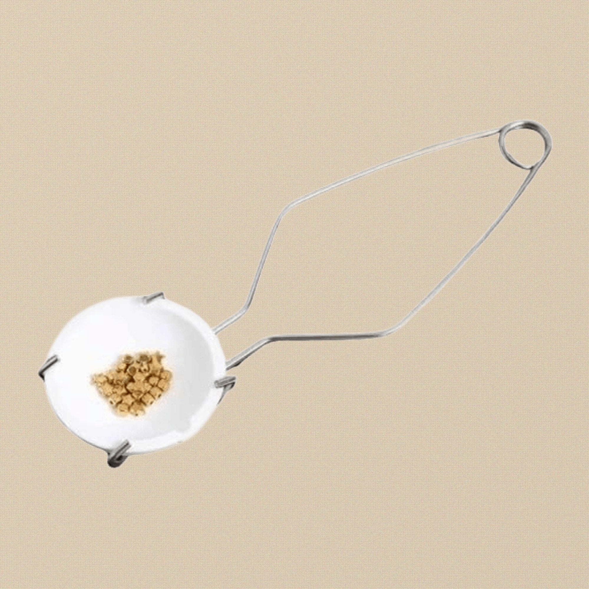 Professional Jewellery Casting Set, 2-Piece Kit with 2"" Crucible Dish and Stainless Steel Whip Tongs, Metal Melting Equipment for Gold, Silver, Copper Crafting | Jewellery Making Tools | Toolsmith Ltd UK