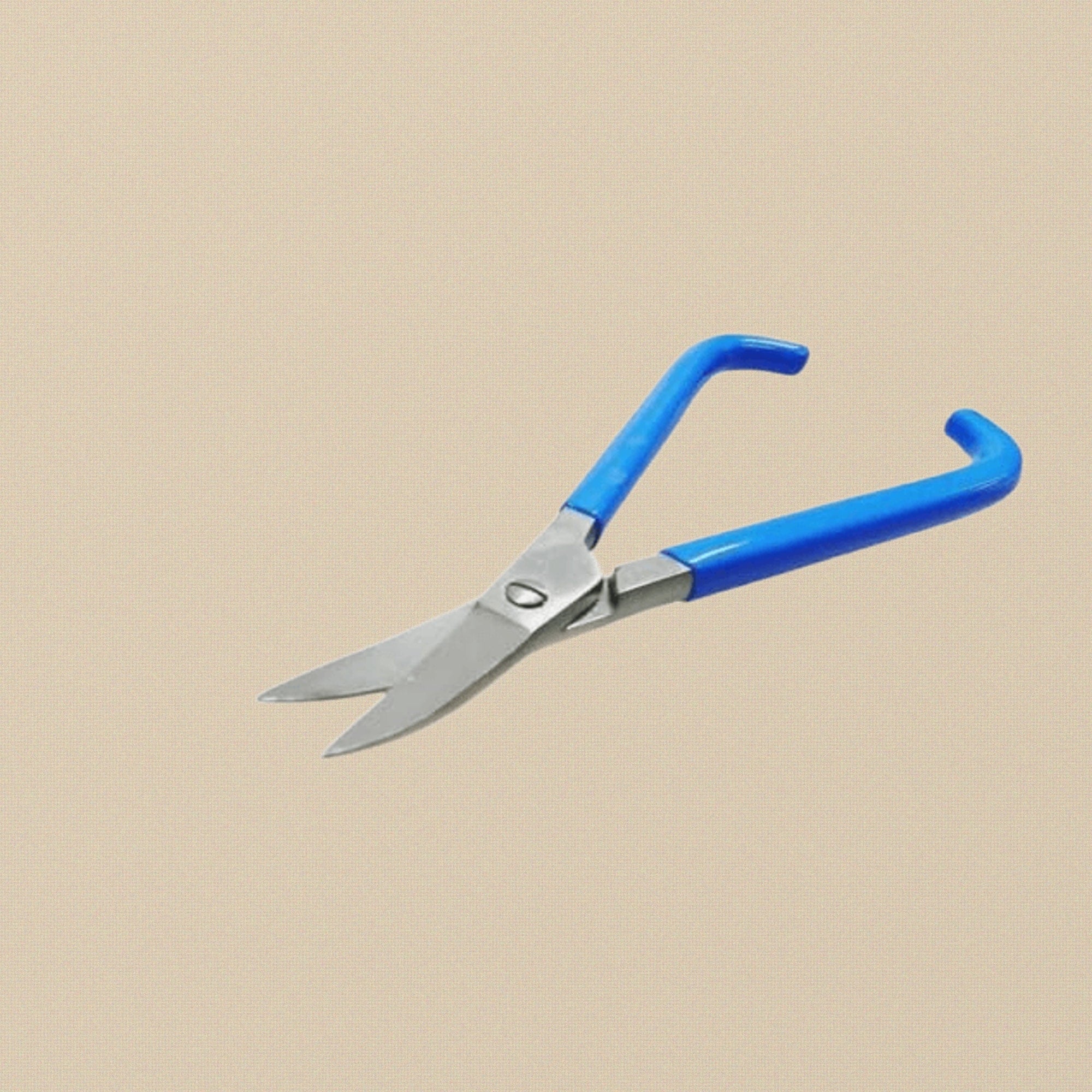 Jewellers Shears/ Scissors, 17.8 cm Curved Blade, PVC Handle, Metal Snips | Jewellery Making Tools | Toolsmith Ltd UK