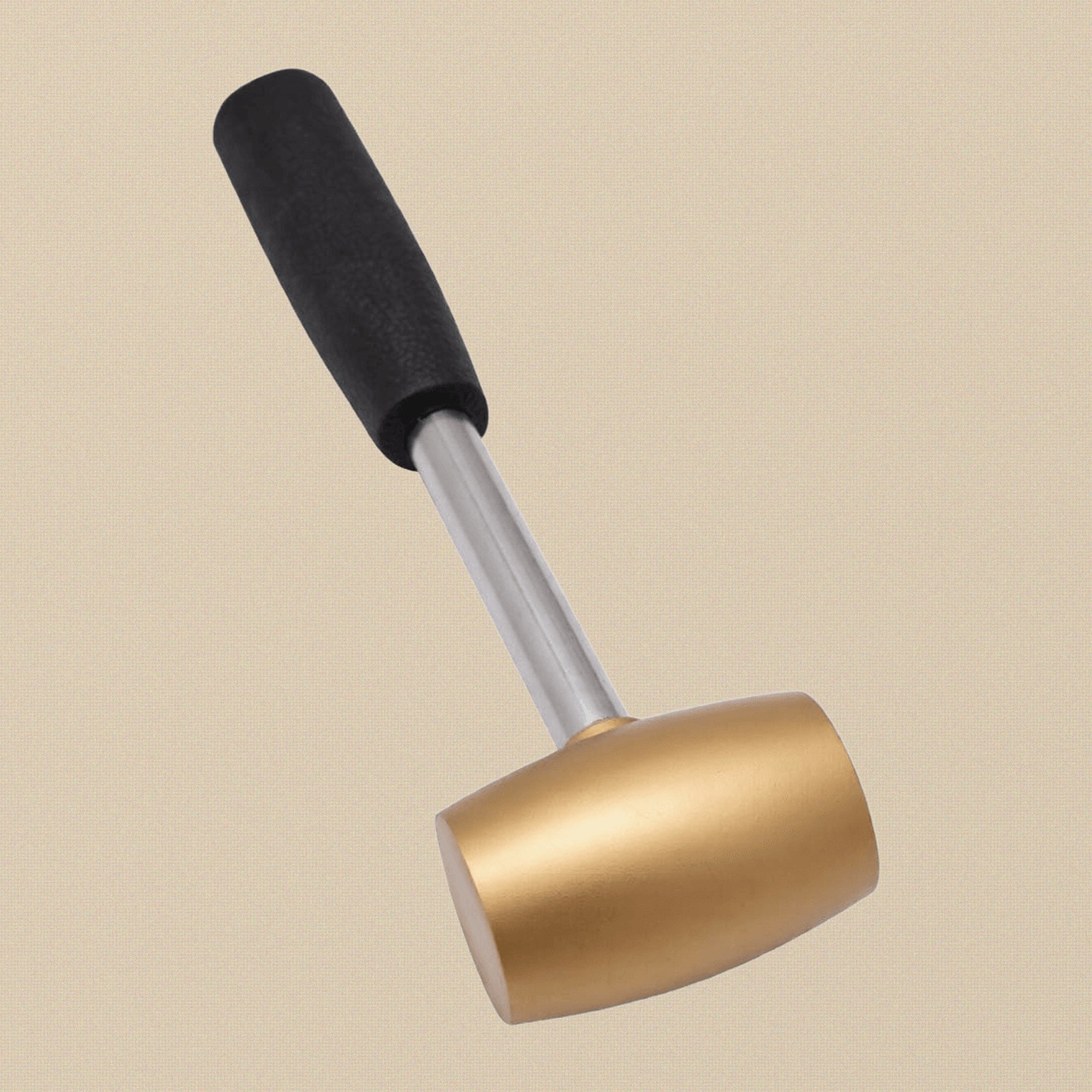 Heavy Duty Brass Hammer Mallet with Steel Handle, 2 LB, Jewellers Silversmith Dapping Tool | Jewellery Making Tools | Toolsmith Ltd UK