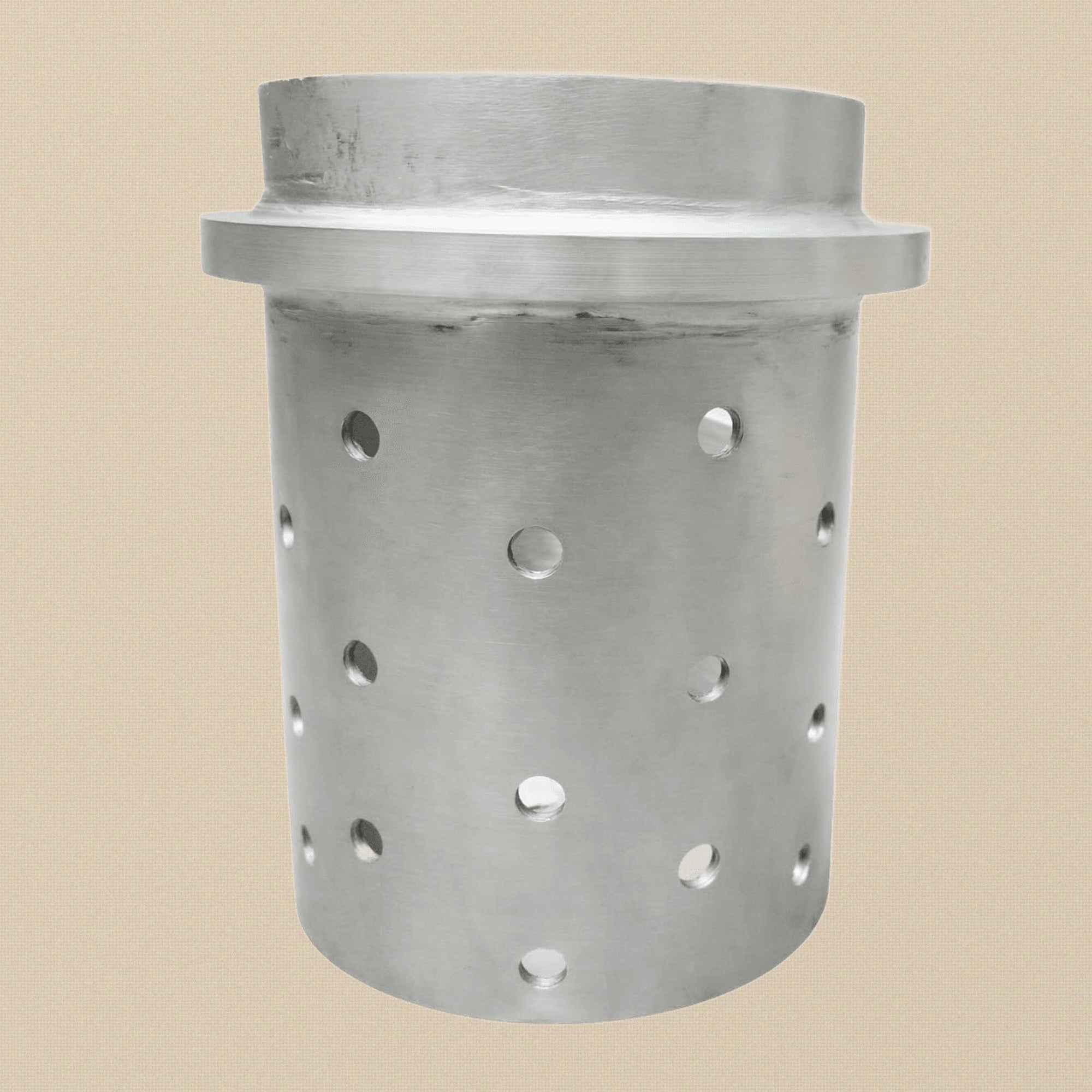 Heavy Duty Perforated Casting Flask, Stainless Steel, 4" x 5.7", Medium Size, Vacuum Casting, 1/8" Wall Thickness | Jewellery Making Tools | Toolsmith Ltd UK