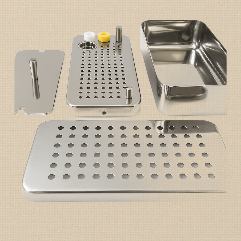 PRF & GRF Processing System Cassette in Medical-Grade Stainless Steel | Surgical Cassette | Toolsmith Ltd UK