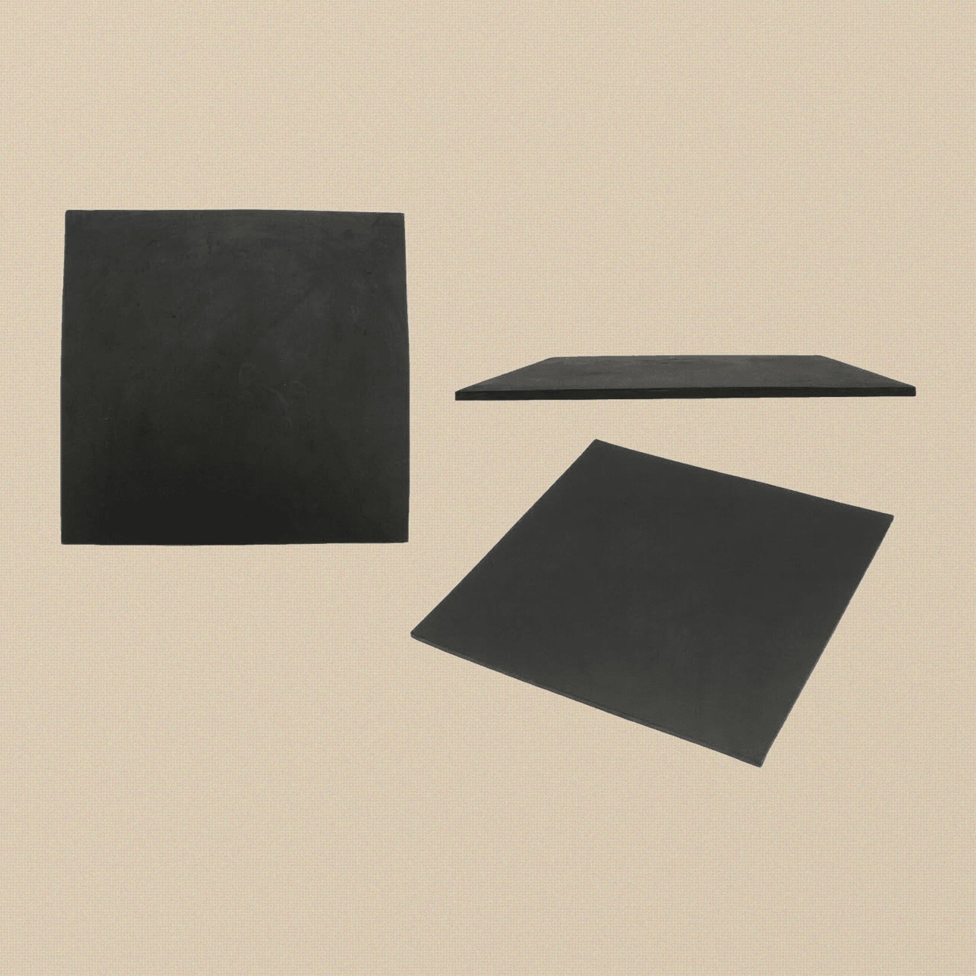 Heavy Duty Rubber Bench Mat, Black, 12" x 12" x 1/4", Jewellery Surface Protection, Large Work Surface | Jewellery Making Tools | Toolsmith Ltd UK